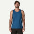 Patagonia M Cap Cool Trail Tank AQUATIC BLUE