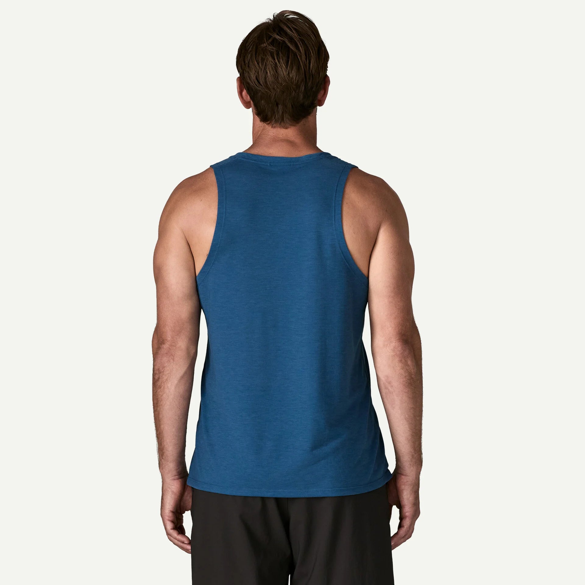 Patagonia M Cap Cool Trail Tank AQUATIC BLUE