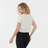 Tavi W Ribbed Tee COCONUT