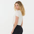 Tavi W Ribbed Tee COCONUT