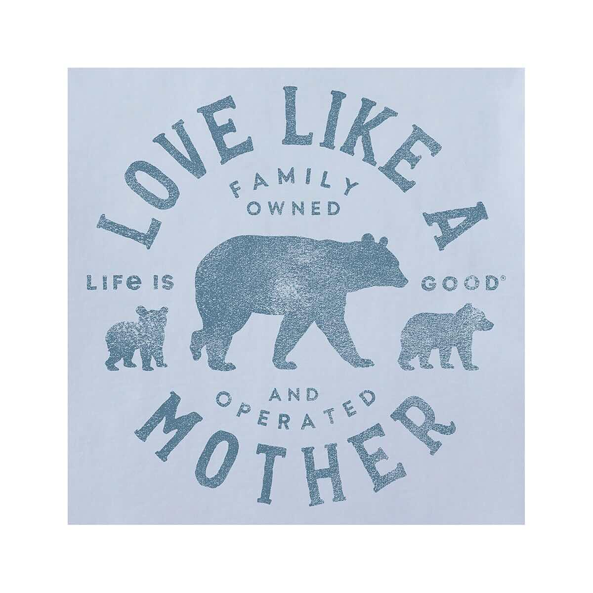 Life is Good W LS Crusher Love Like a Mother GLACIER BLUE