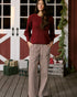 Flag & Anthem W Triana Wide Leg Pull On Pant BROWN