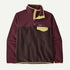 Patagonia W LW Synch Snap-T Fleece Pullover DEN BROWN