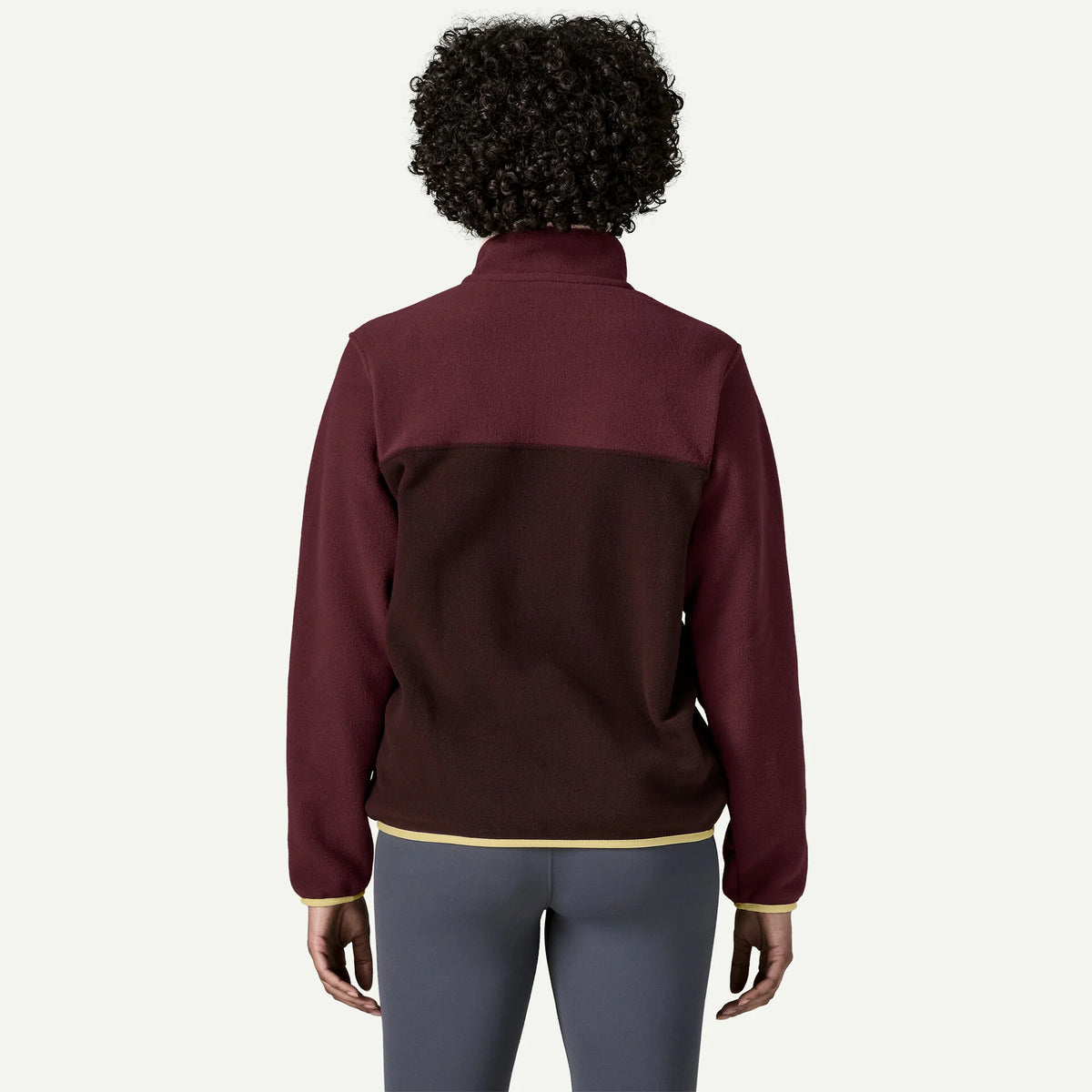 Patagonia W LW Synch Snap-T Fleece Pullover DEN BROWN
