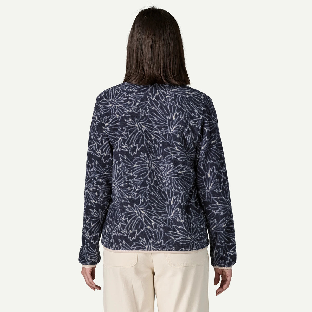 Patagonia W LW Synch Snap-T Fleece Pullover SAXIFRAGE: SUNKEN BLUE
