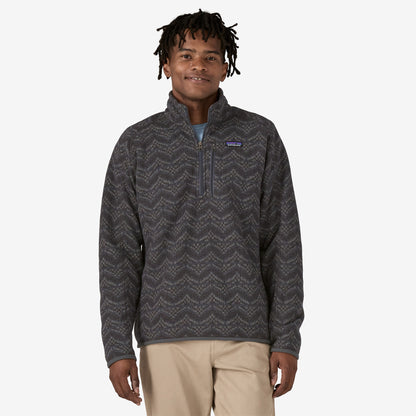 Patagonia M Better Sweater 1/4 Zip ISLAND ESCAPE FORGE GREY