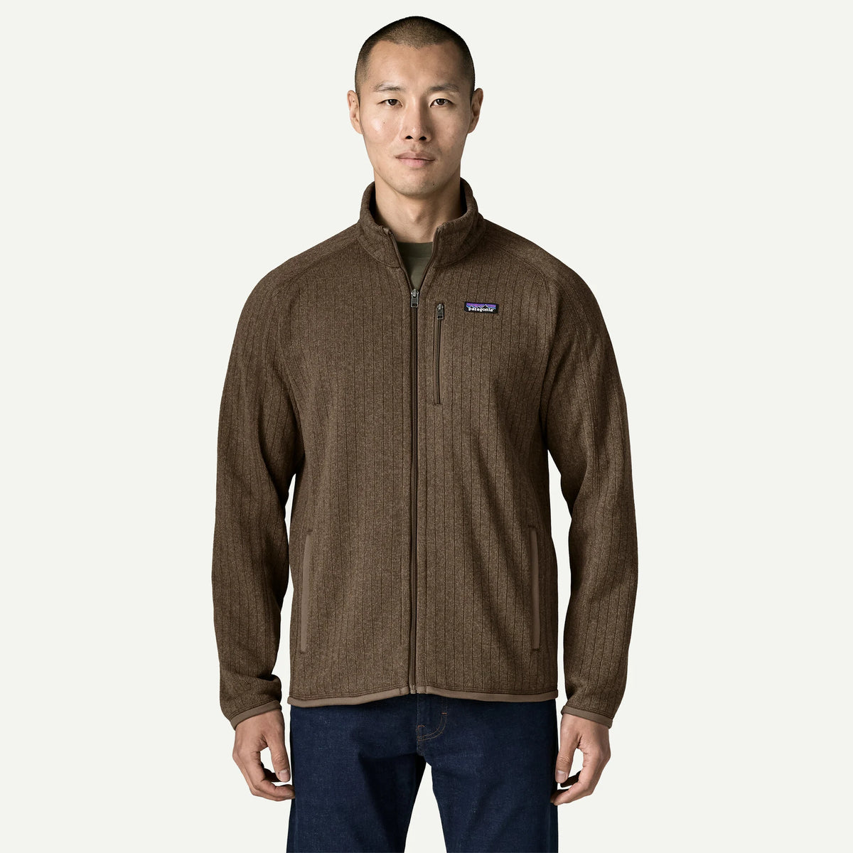 Patagonia M Better Sweater Jacket MARLOW BROWN RIB KNIT