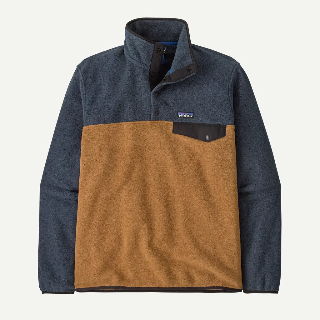 Patagonia M LW Synch Snap-T Pullover DEER BROWN