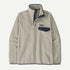 Patagonia M LW Synch Snap-T Fleece Pullover OATMEAL HEATHER w/ NEW NAVY