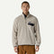 Patagonia M LW Synch Snap-T Fleece Pullover OATMEAL HEATHER w/ NEW NAVY
