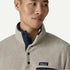 Patagonia M LW Synch Snap-T Fleece Pullover OATMEAL HEATHER w/ NEW NAVY