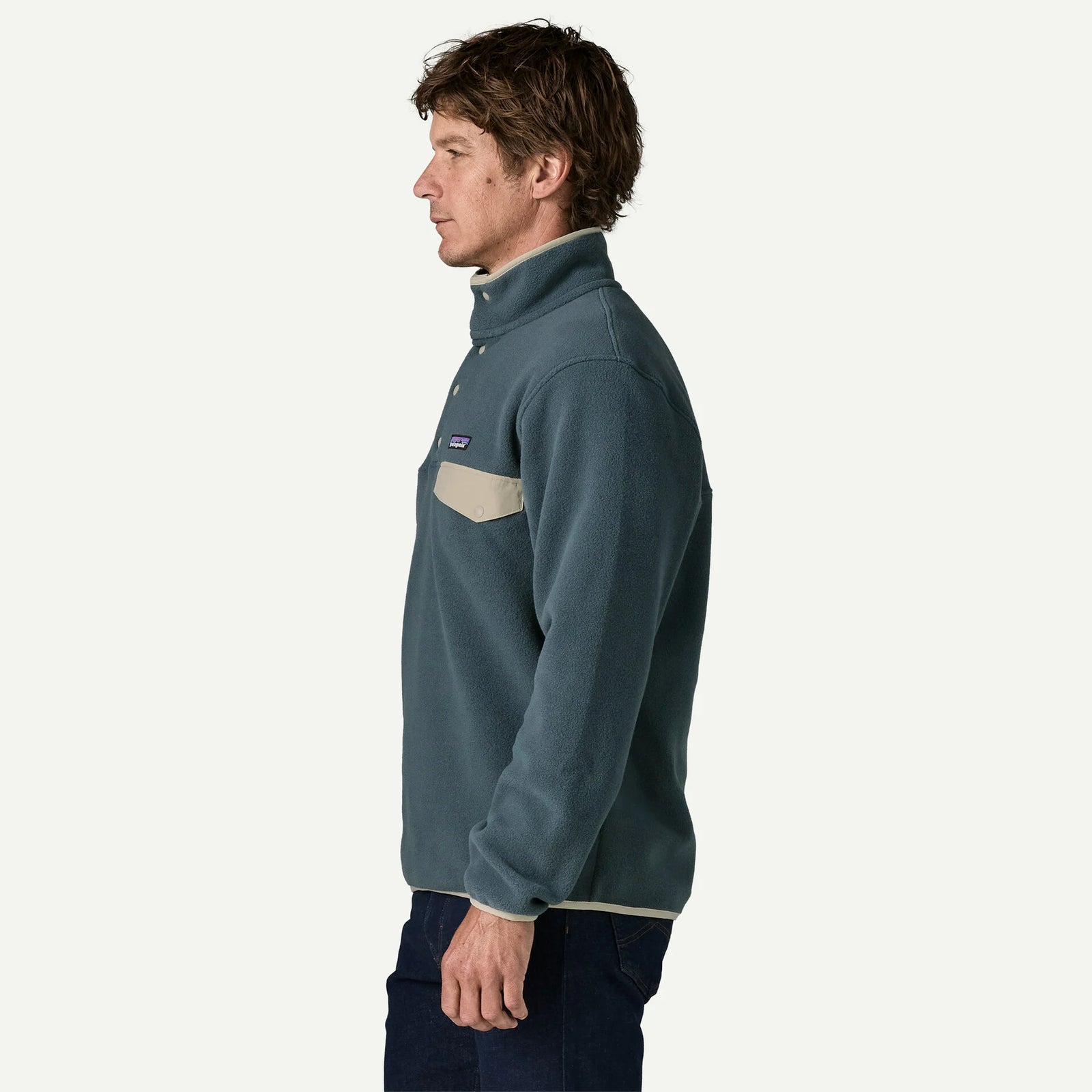 Patagonia M LW Synch Snap-T Pullover SUMMIT BLUE