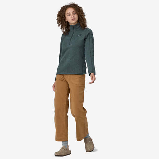 Patagonia W Better Sweater 1/4 NOUVEAU GREEN