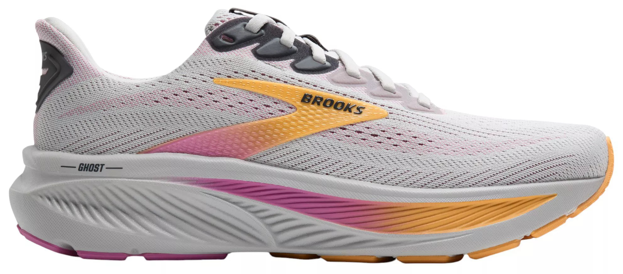 Brooks W Ghost 17 OYSTER/APRICOT/PINK