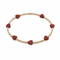 Erin Gray Love Bracelet MATTE RED NATURAL STONE