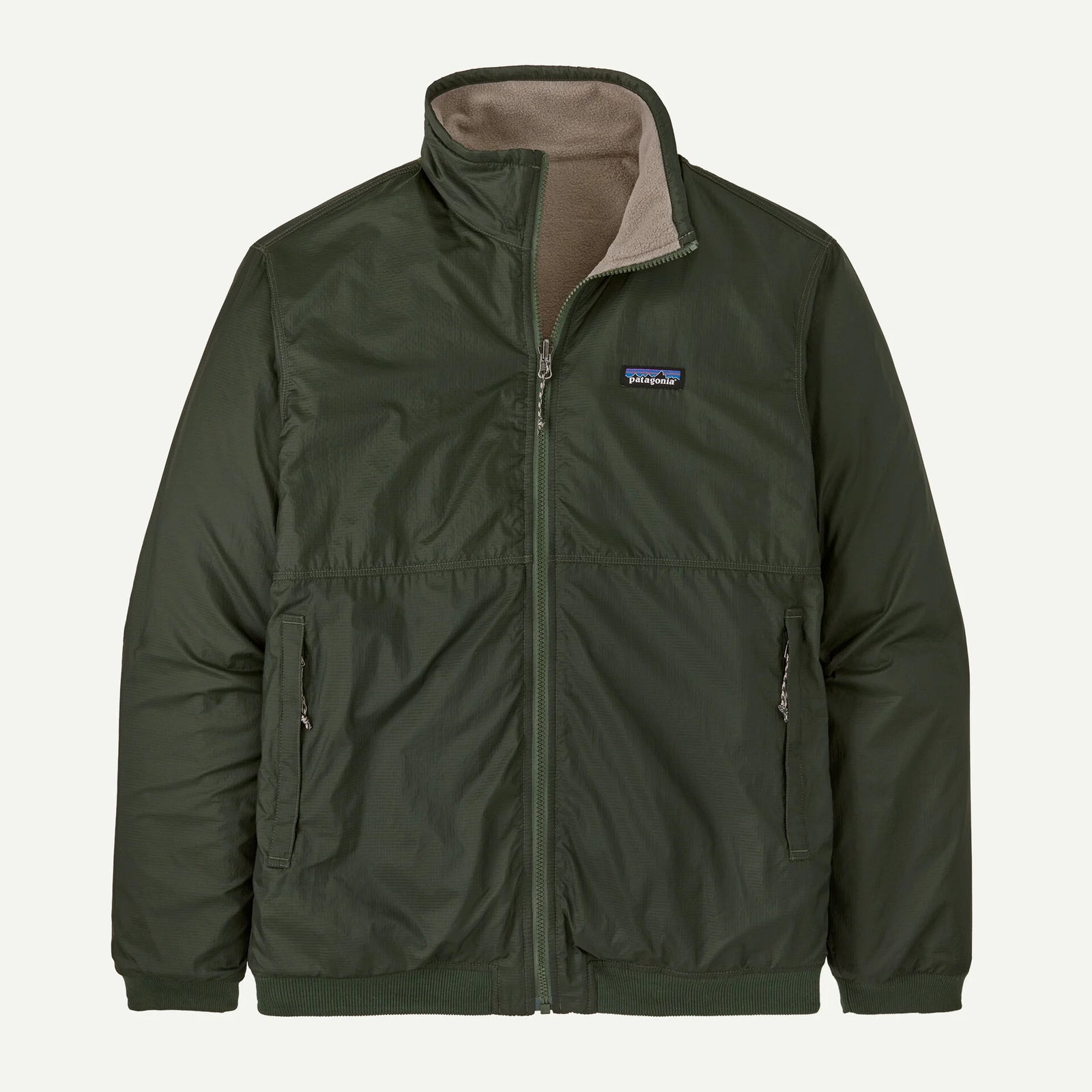 Patagonia M Reversible Shelled Microdini Jacket TORREY PINE GREEN