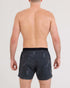 SAXX M 2N1 Race Pace 5" Run Short SMOKE CAMO DARK CHARCOAL
