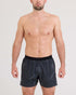 SAXX M 2N1 Race Pace 5" Run Short SMOKE CAMO DARK CHARCOAL