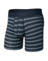 SAXX M Smooth Luxe Micro Modal Boxer LINK STRIPE-DARK INK