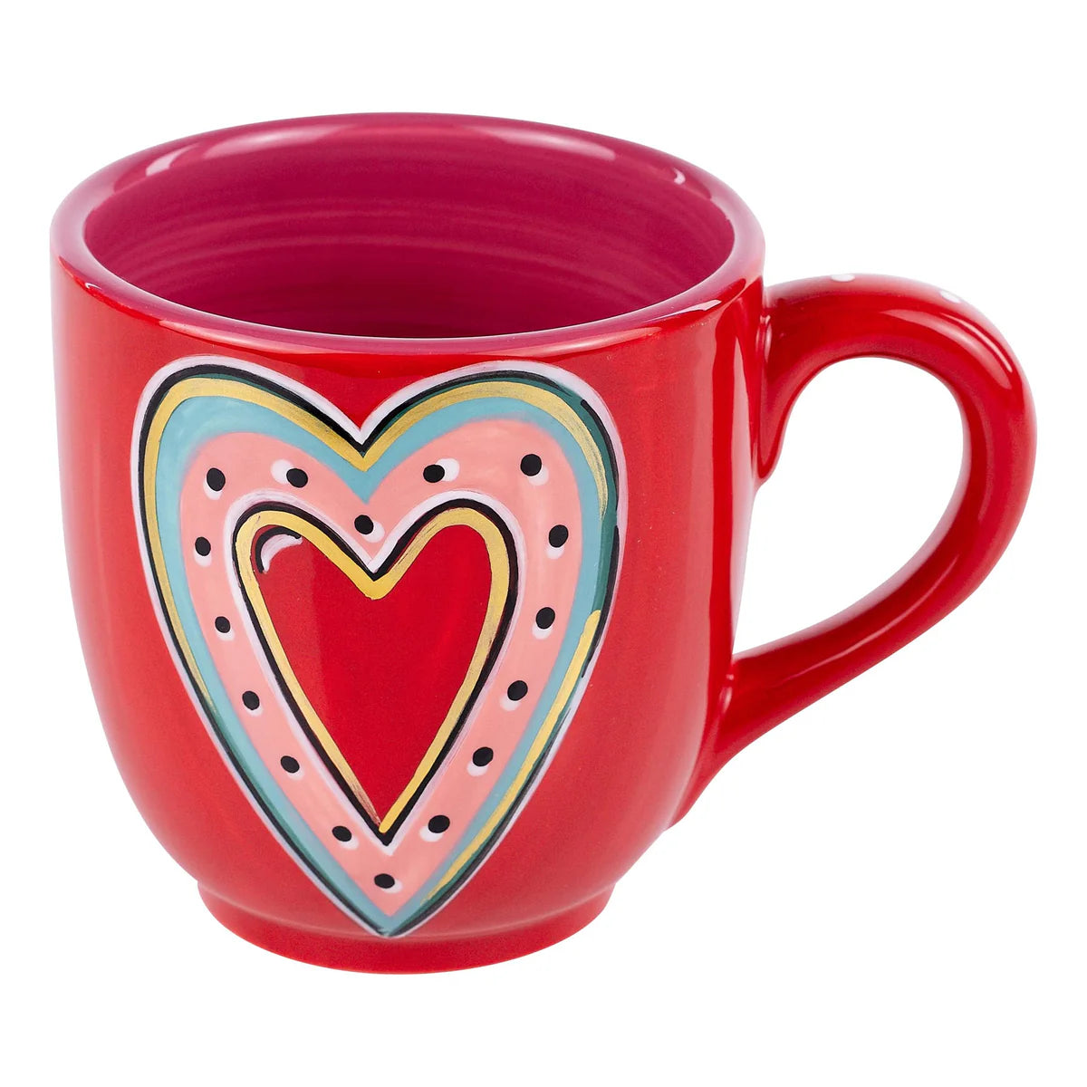 Glory Haus Two Hearts Mug RED