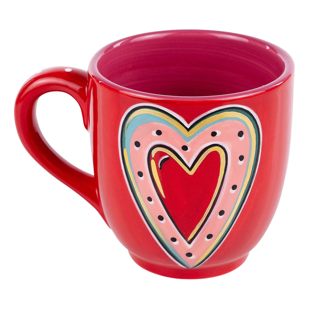 Glory Haus Two Hearts Mug RED