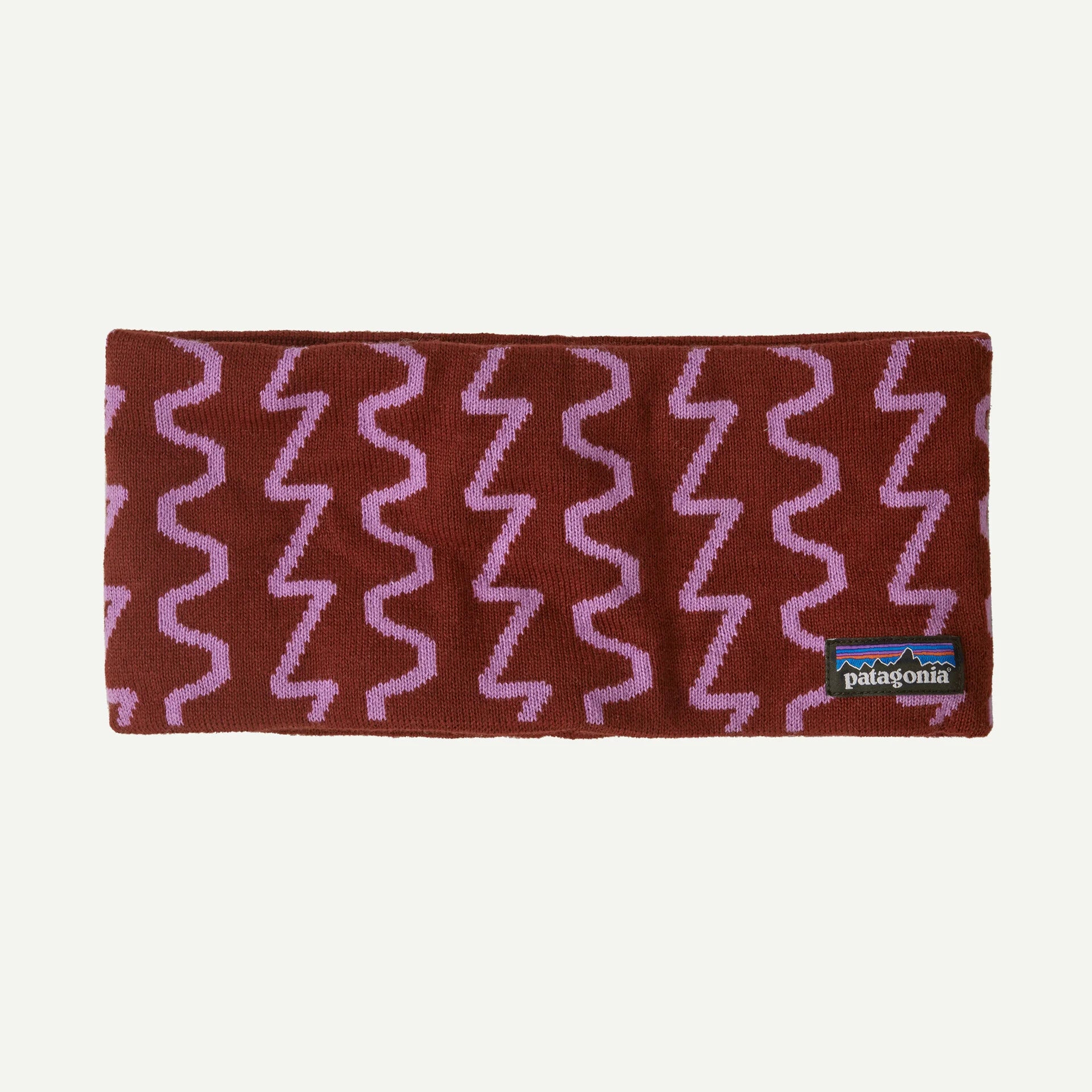 Patagonia Powder Town Headband FRESH TRACKS DRIED VANILLA