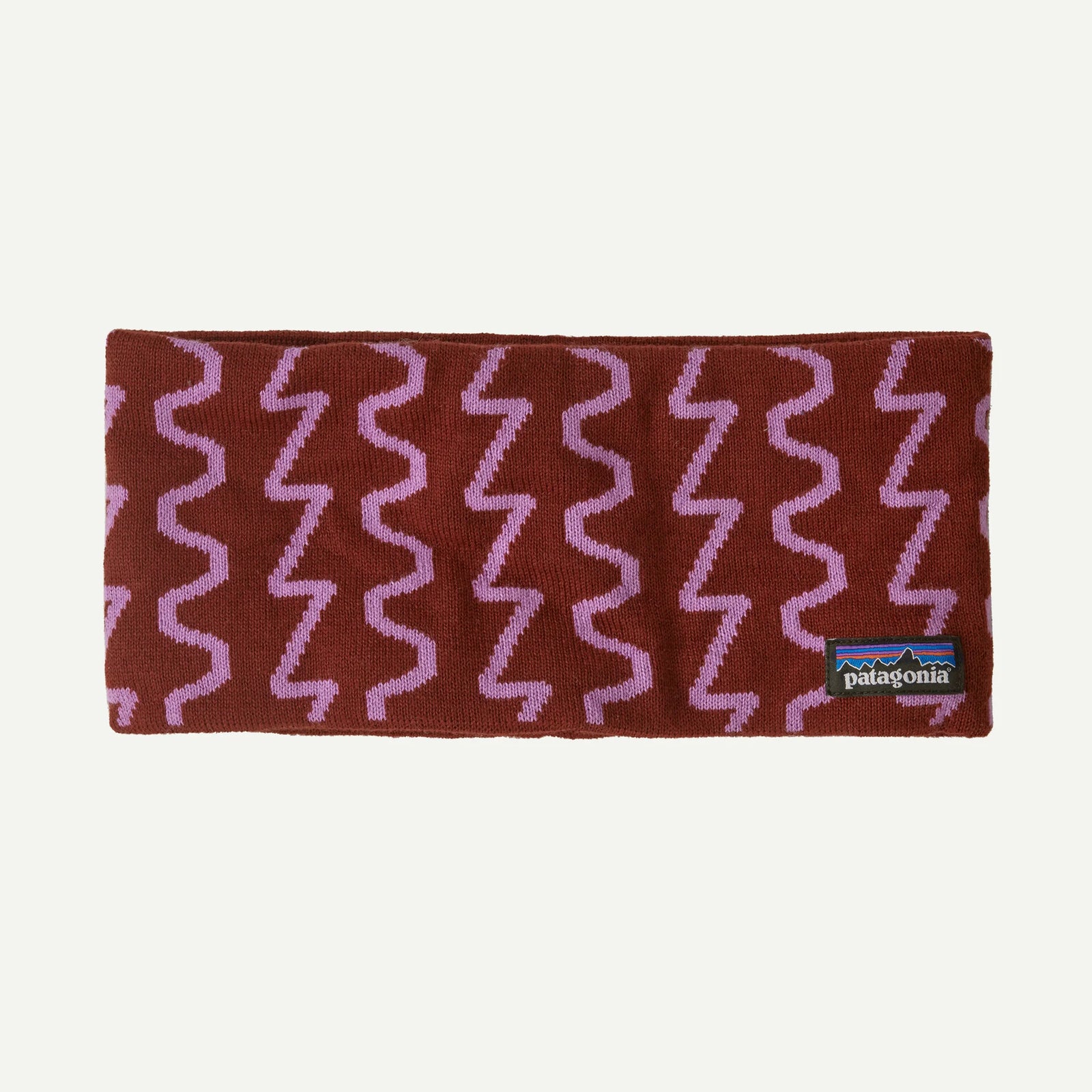 Patagonia Powder Town Headband FRESH TRACKS DRIED VANILLA