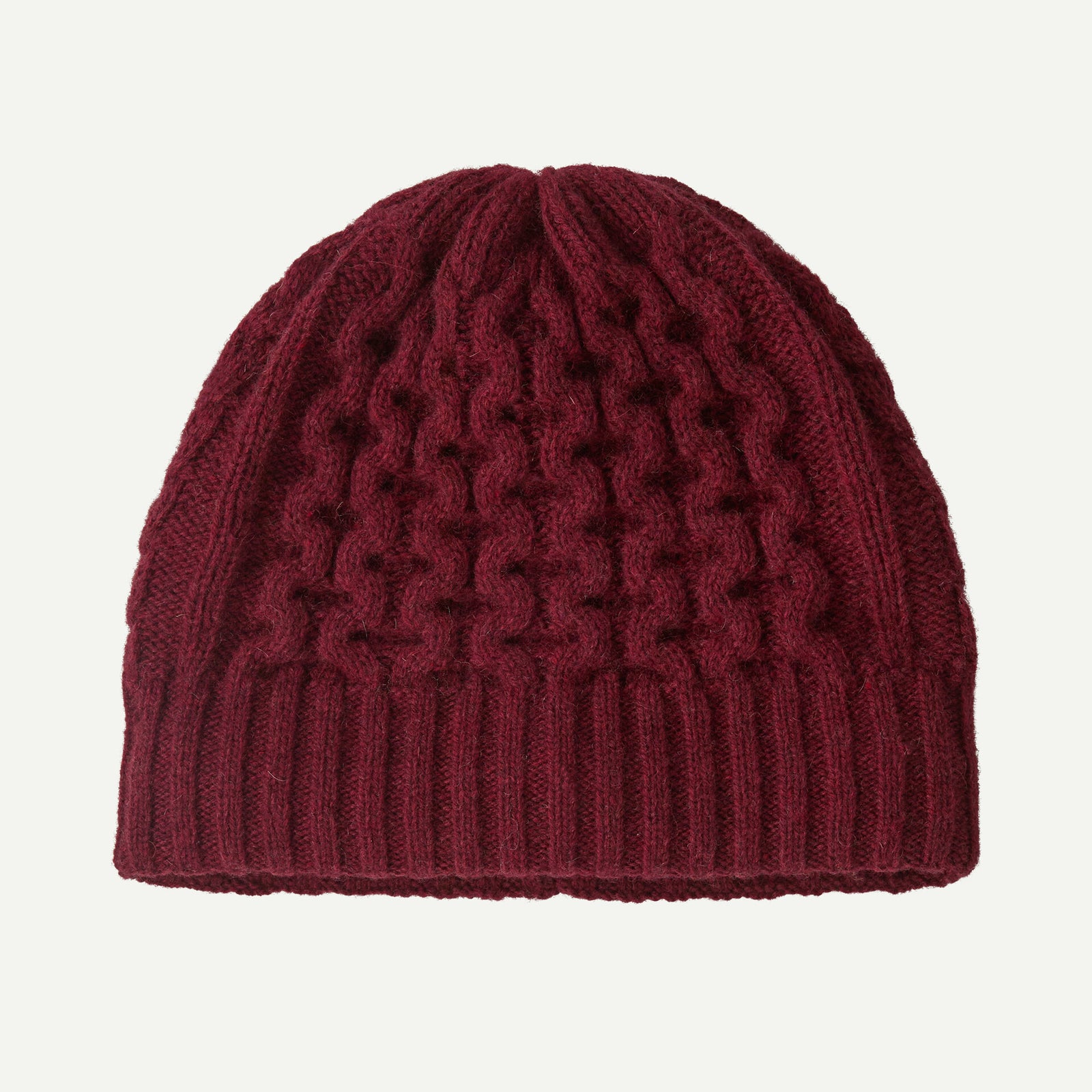 Patagonia Coastal Cable Beanie DARK RUBY