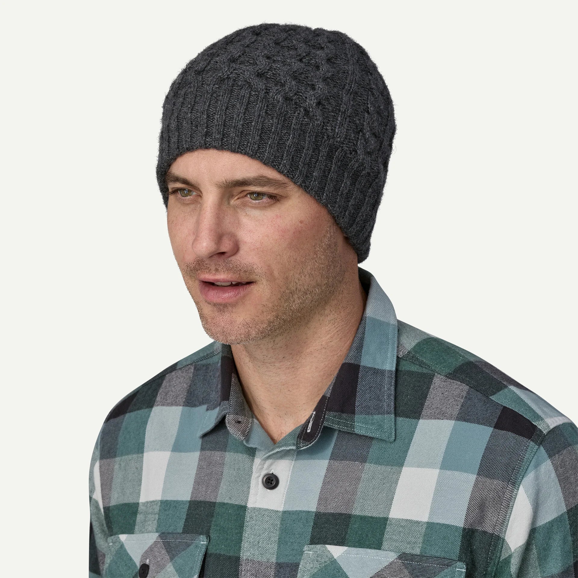 Patagonia Coastal Cable Beanie NOBLE GREY