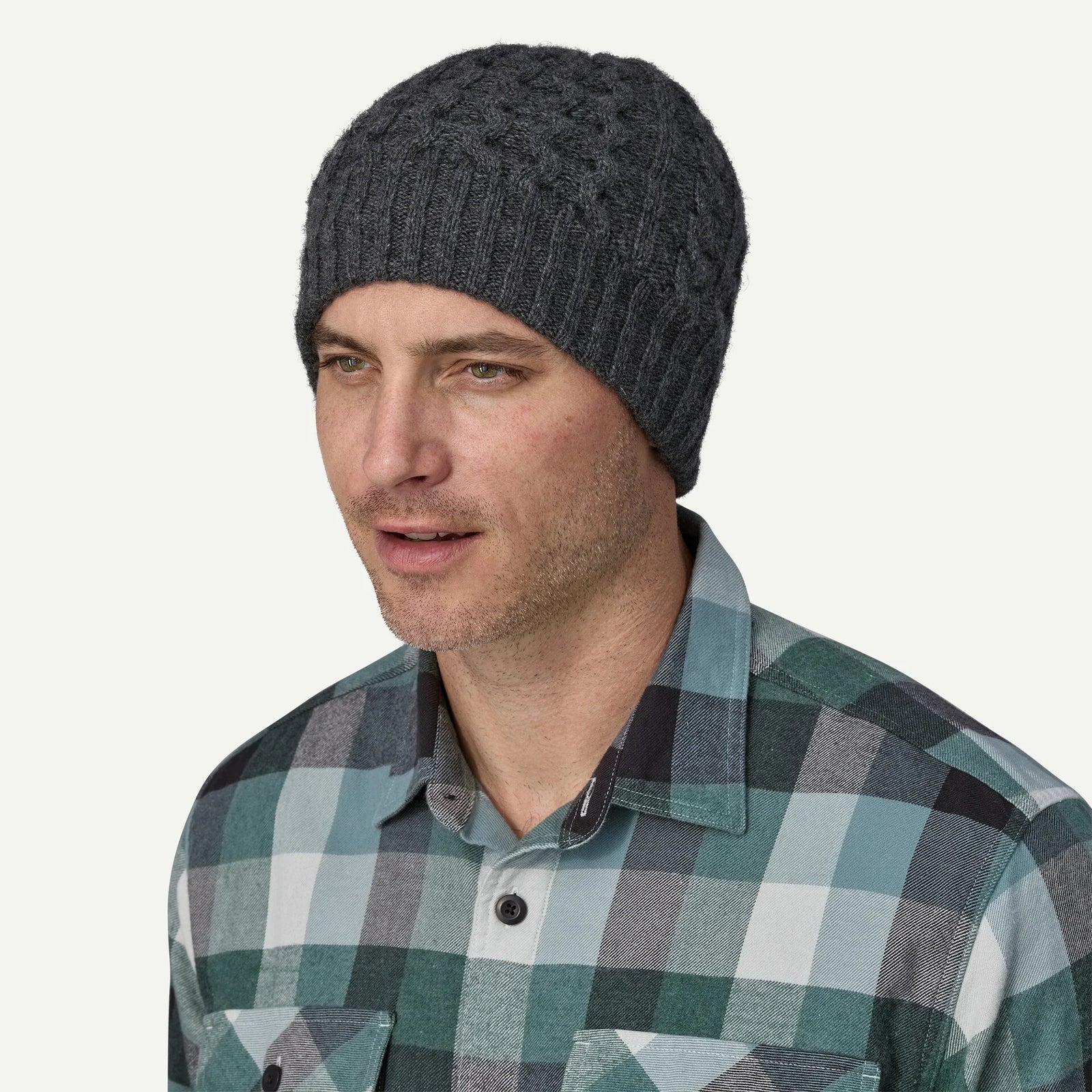 Patagonia Coastal Cable Beanie NOBLE GREY