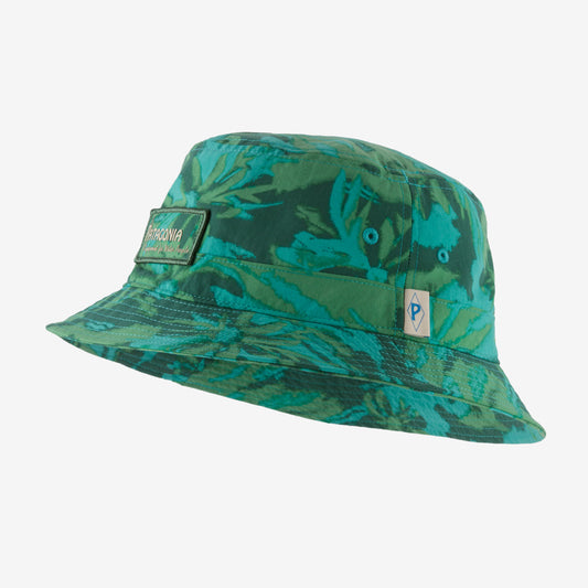 Patagonia Wavefarer Bucket Hat WATER PEOPLE CONIFER GREEN