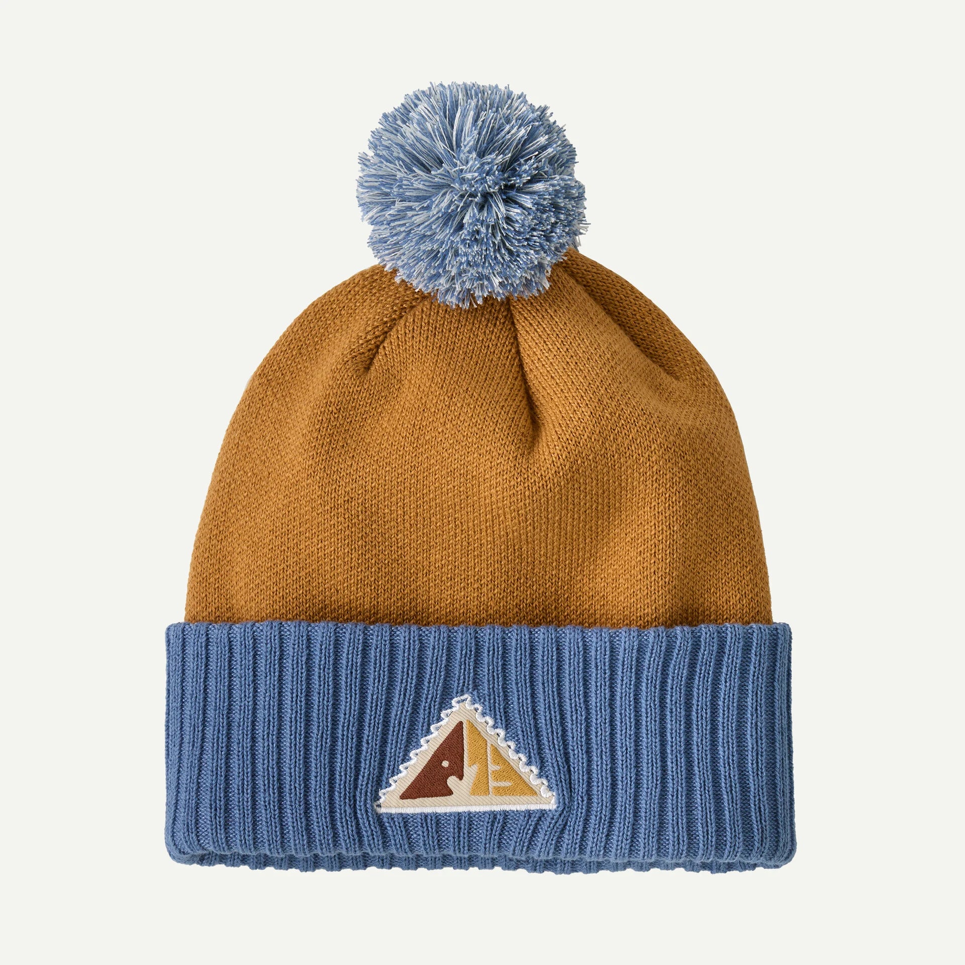 Patagonia M Powder Town Beanie SNOWSTEPS PATCH TALON GOLD