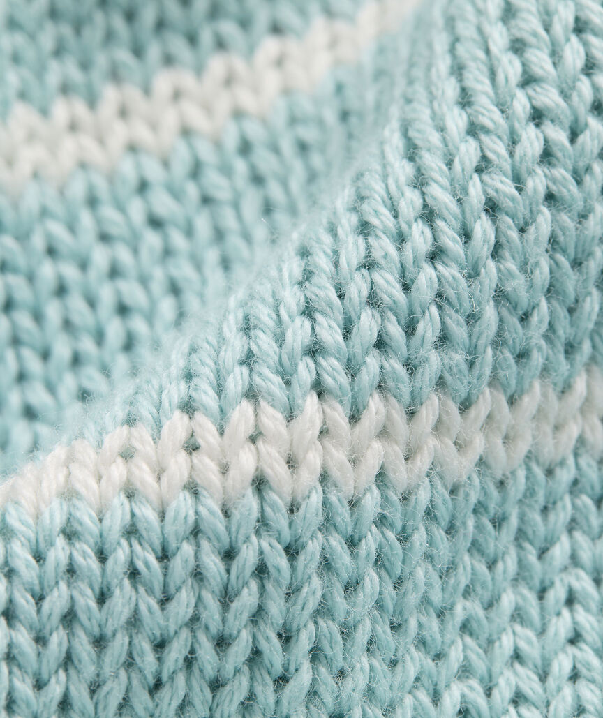 Vineyard Vines W Molly Stripe Sweater AQUA