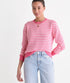 Vineyard Vines W Roll Neck Sweater BAHAMA BREEZE STRIPE