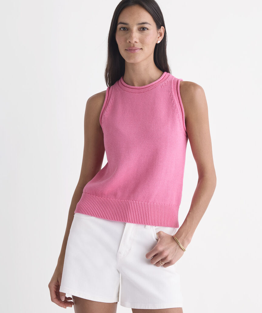 Vineyard Vines W Sweater Tank BAHAMA BREEZE