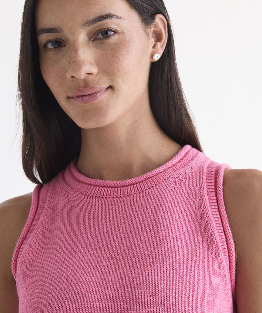 Vineyard Vines W Sweater Tank BAHAMA BREEZE