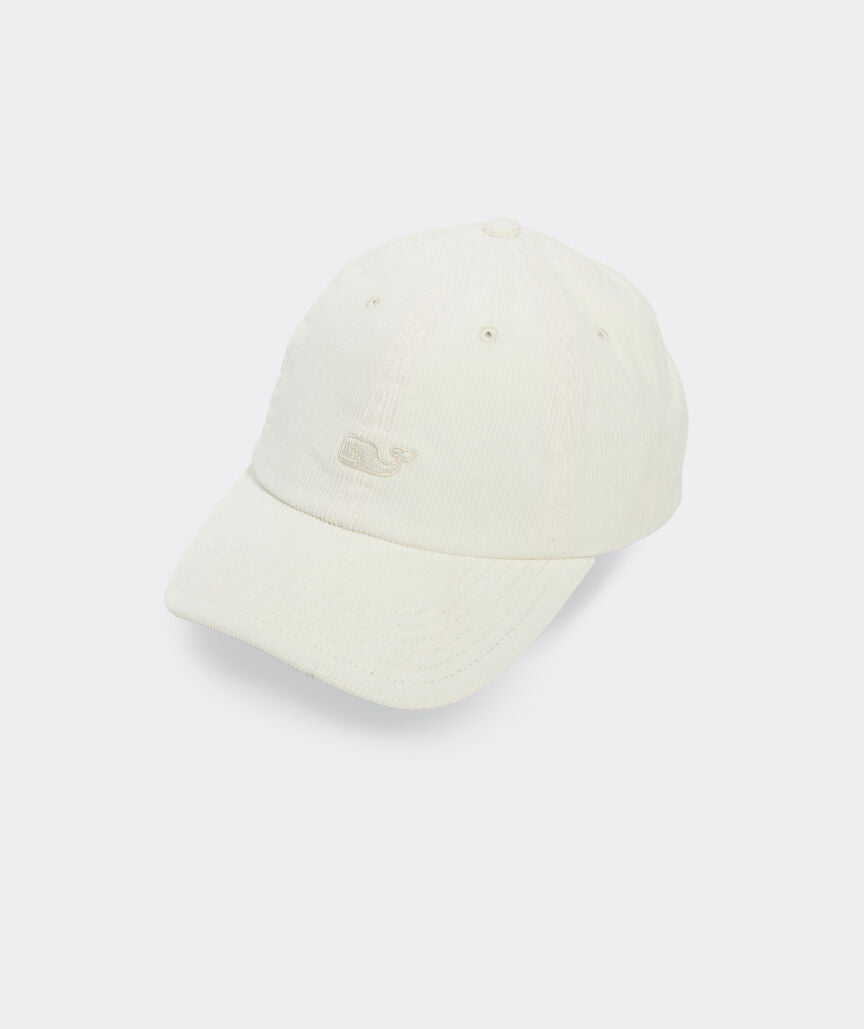 Vineyard Vines Corduroy Baseball Hat MARSHMALLOW