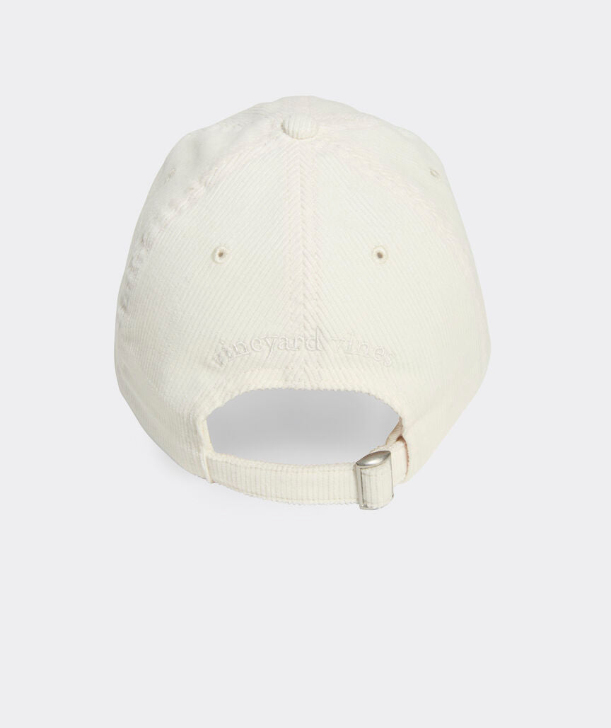 Vineyard Vines Corduroy Baseball Hat MARSHMALLOW