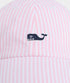 Vineyard Vines Harbor Seersucker Baseball Hat PINK / WHITE