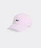 Vineyard Vines Harbor Seersucker Baseball Hat PINK / WHITE