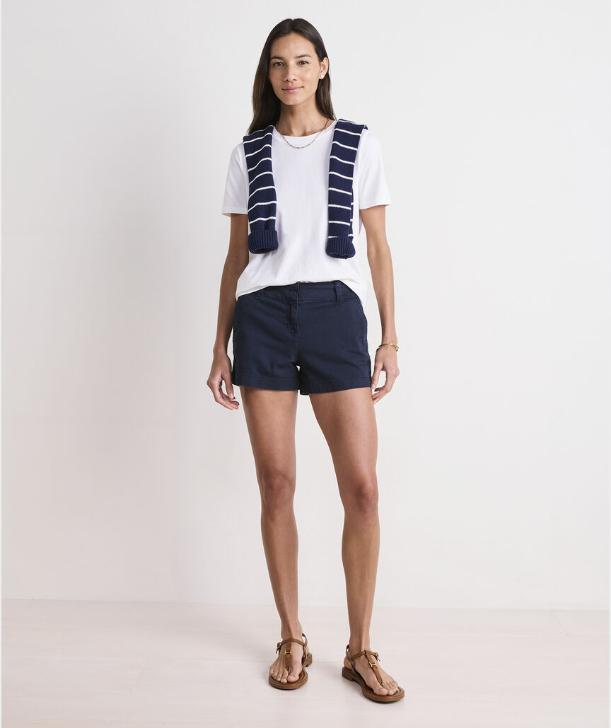 Vineyard Vines W Herringbone Everyday Short 3.5