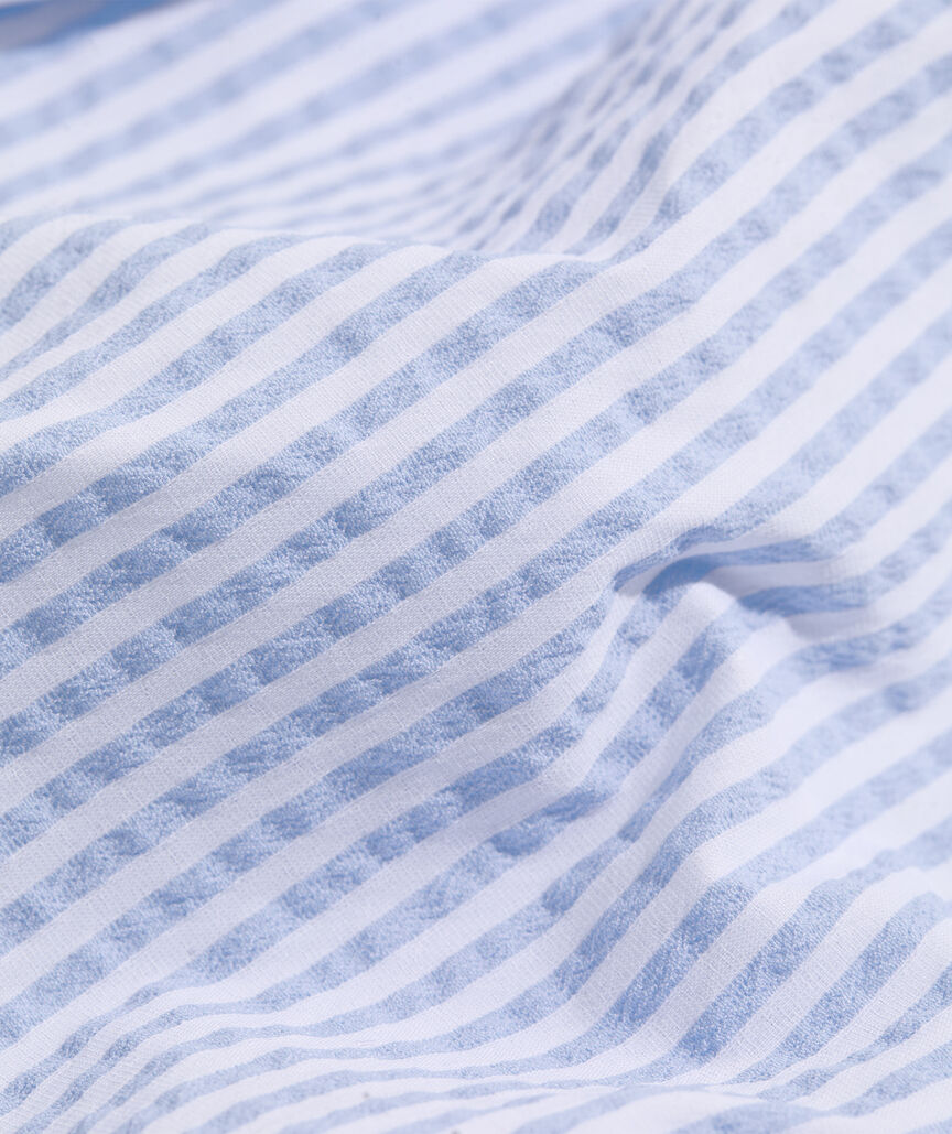 Vineyard Vines W Harbor Short SEERSUCKER JAKE BLUE