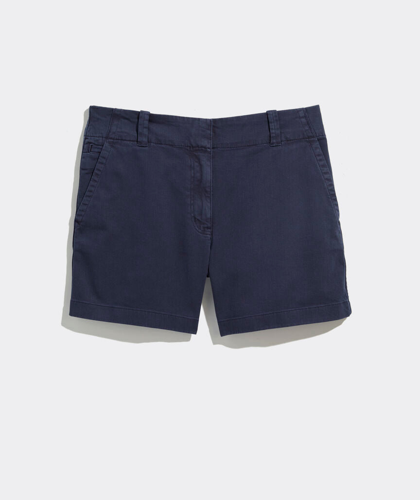 Vineyard Vines W Herringbone Every Day Short 5" NAUTICAL NAVY