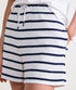 Vineyard Vines W Surf Stripe Terry Short WHITE