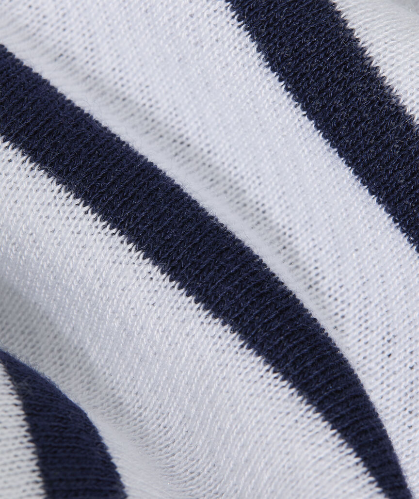 Vineyard Vines W Surf Stripe Terry Short WHITE