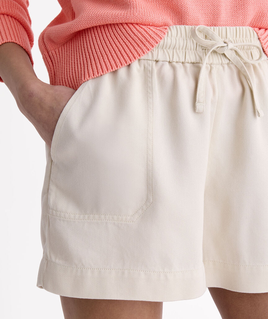 Vineyard Vines W Frankie Pull On Short STONE