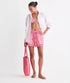 Vineyard Vines W Nori Pull On Short BLOCK PRINT TOUCAN