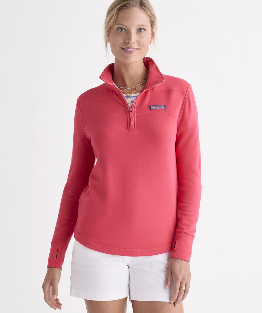 Vineyard Vines W Dreamcloth Shep Shirt CORAL PUNCH