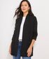 Vineyard Vines W Dreamcloth Long Open Cardigan JET BLACK