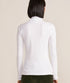Vineyard Vines W Heritage Ribbed Turtleneck WHITE CAP